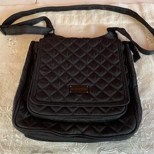 Steve Madden Quilted Black Crossbody Bag. Like new.